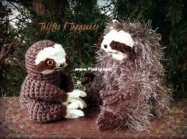 Trifles n Treasures - Tera Kulling - Zippy the Sloth Stuffie.jpg