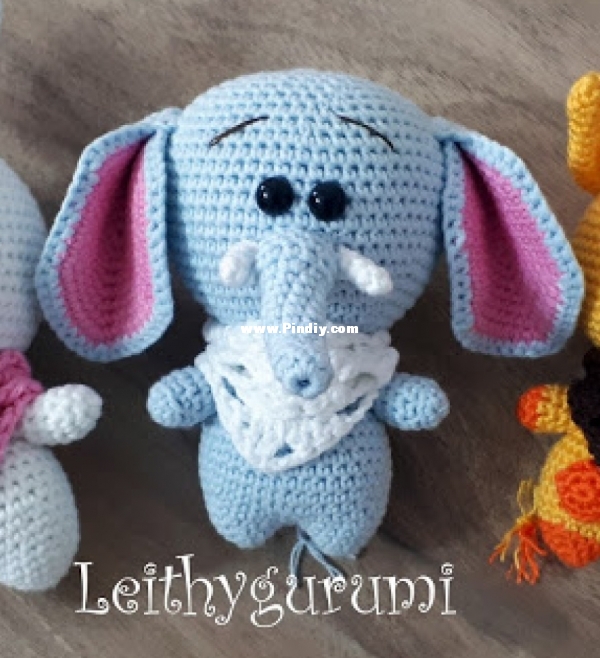Leithygurumi - Cute Little Elephant - English and Turkish - Free-1.jpg
