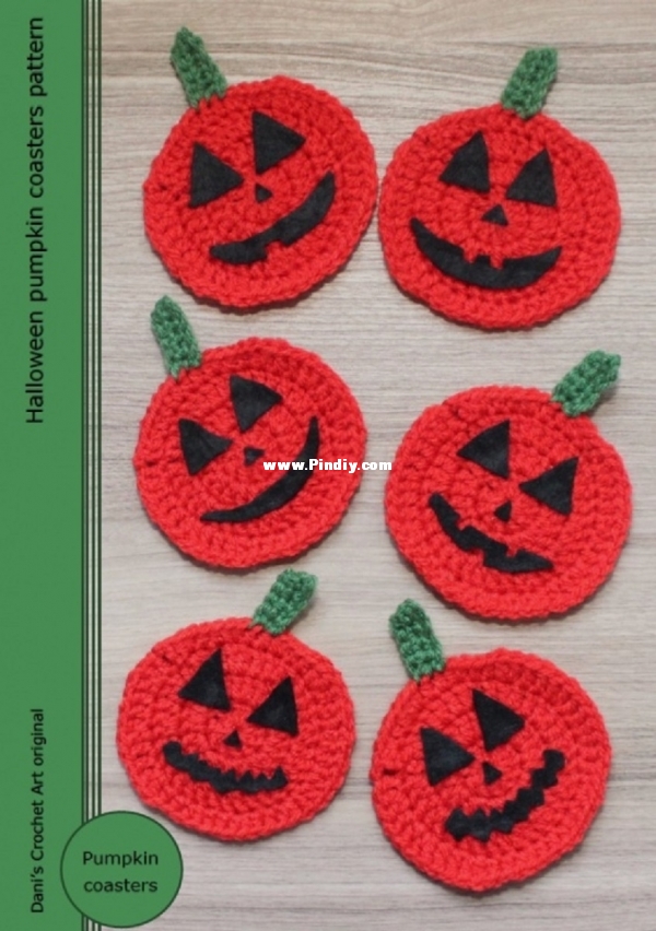 Danielle Grondman - Halloween pumpkin coasters EN.jpg