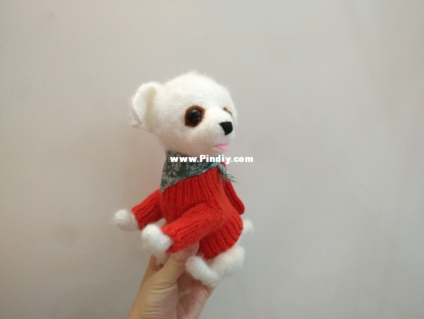 white dog