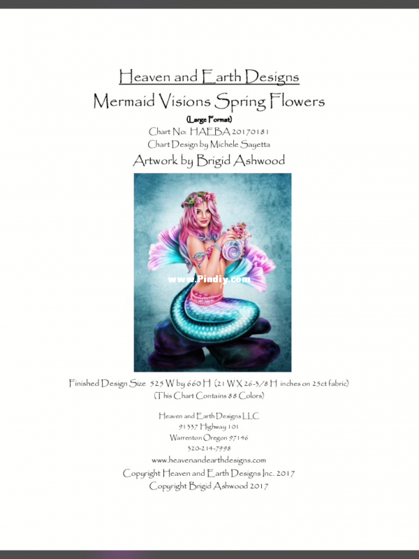Mermaid Visions Spring Flowers