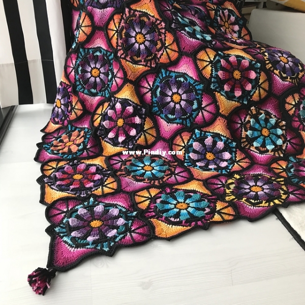 Stained glass flower