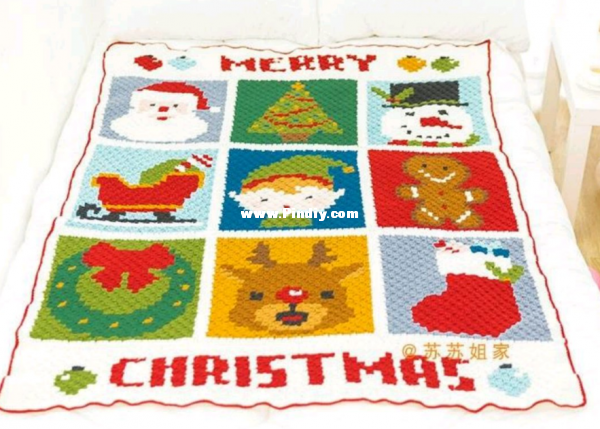 Susans Family - Christmas blanket.png