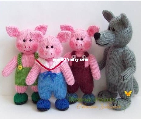 3 Pigs and the wolf - Zabelina Svetlana.jpg