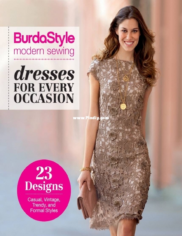 BurdaStyle Modern Sewing - Dresses For Every Occasion - 23 designs from casual, .jpg