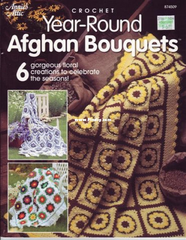 Annie&#039;s Attic 874509 year round afghan bouquets.jpg