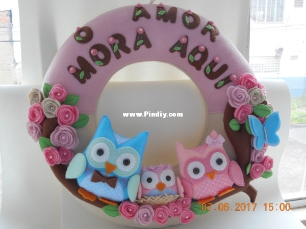 Owl wreath