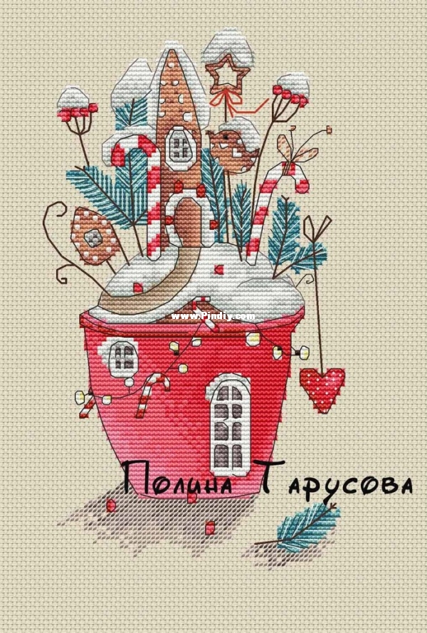 Тарусова Рождественский домик полная.jpg