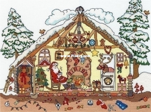 BT XCT 32 Cut Thru Christmas Shed (SEARCH)