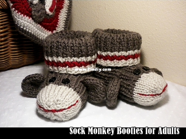 Sock Monkey Booties for Kids - Janet Jameson.jpg
