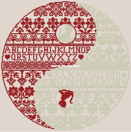Anagram ying yang rouge et blanc.png