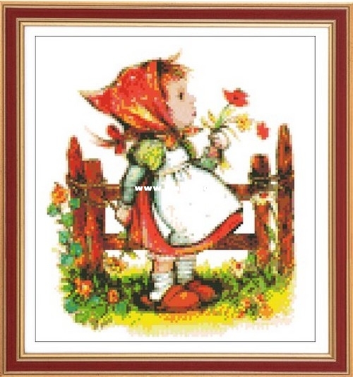 Dina Stitch - Girl and Flower 2.jpg