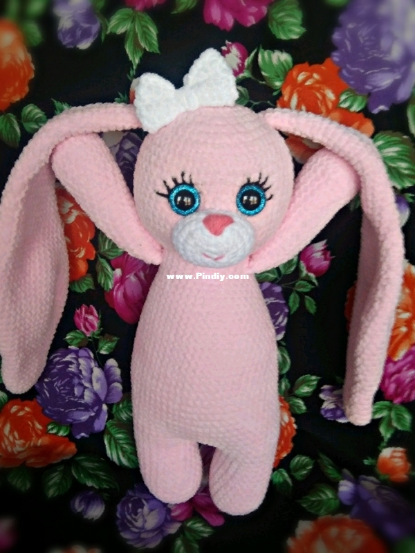 Julia Knits - Big marshmallow Bunny-Russia