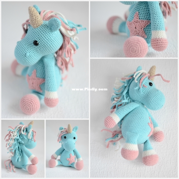 Crochet unicorn