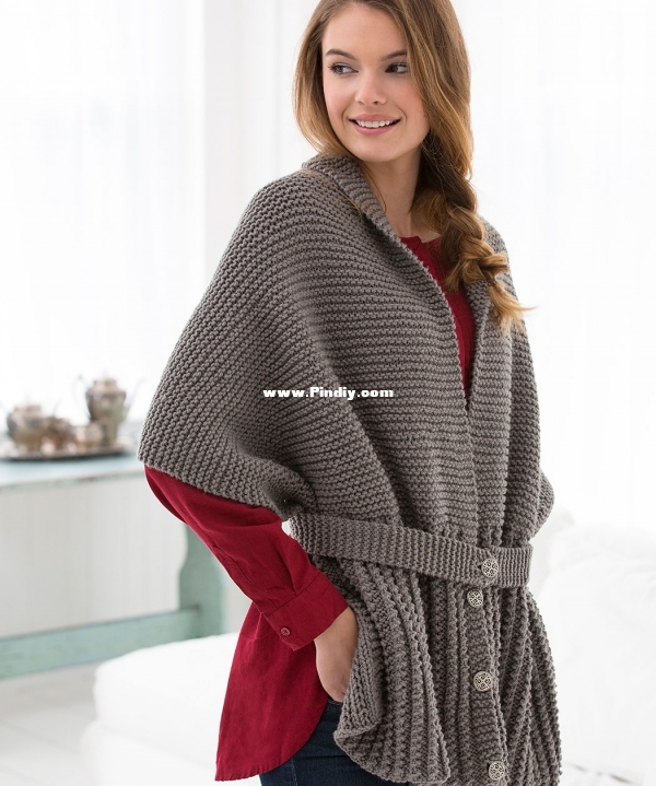 Red Heart Cares Vintage Knit Sweater by Julie Farmer.jpg