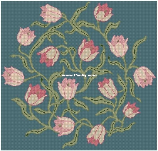 Pink Tulips Pillow 2.jpg
