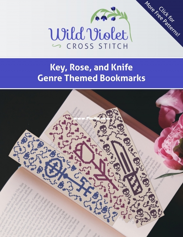 Key, Rose and Knife Genre Themed Bookmarks.jpg