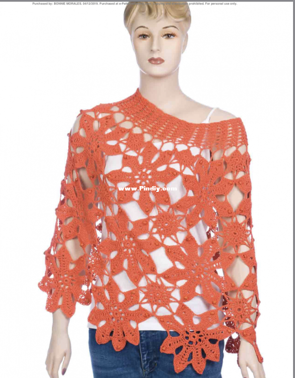 Flower Poncho