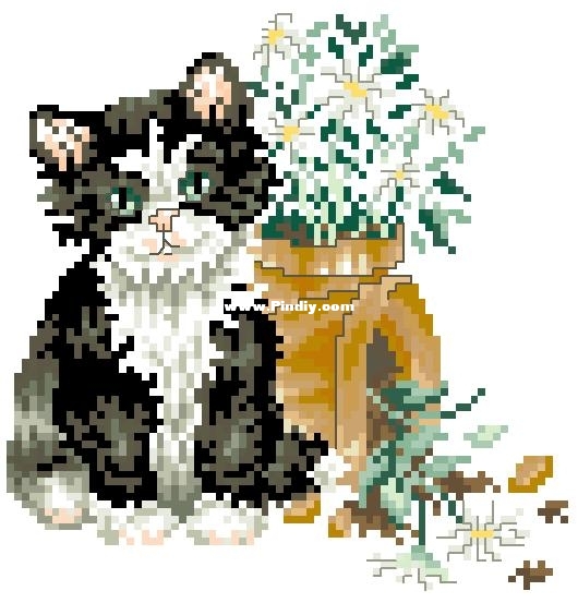 SC Book 63 Captivating Cats - Kitty with Daysies.JPG