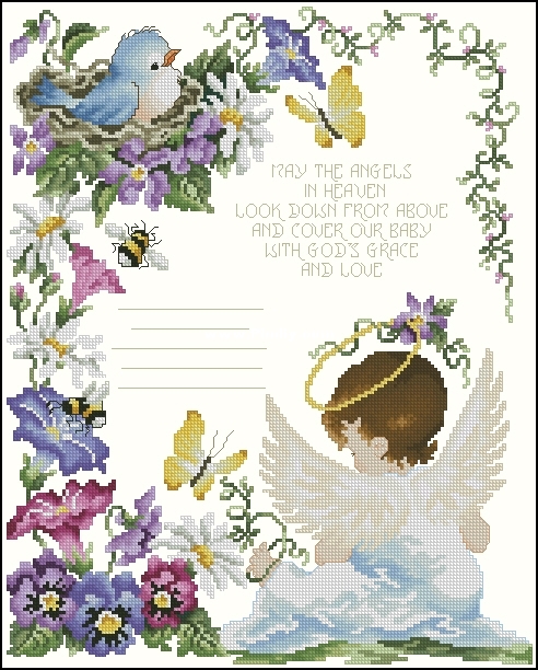 SC B294 - Angels in Heaven Birth Sampler.jpg