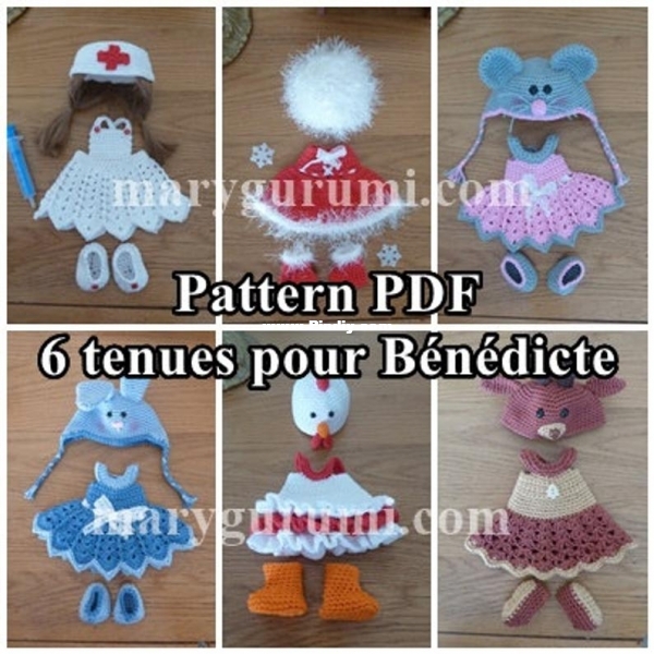 Marygurumi-PACK 06-6 Outfits for Benedicte doll.jpg