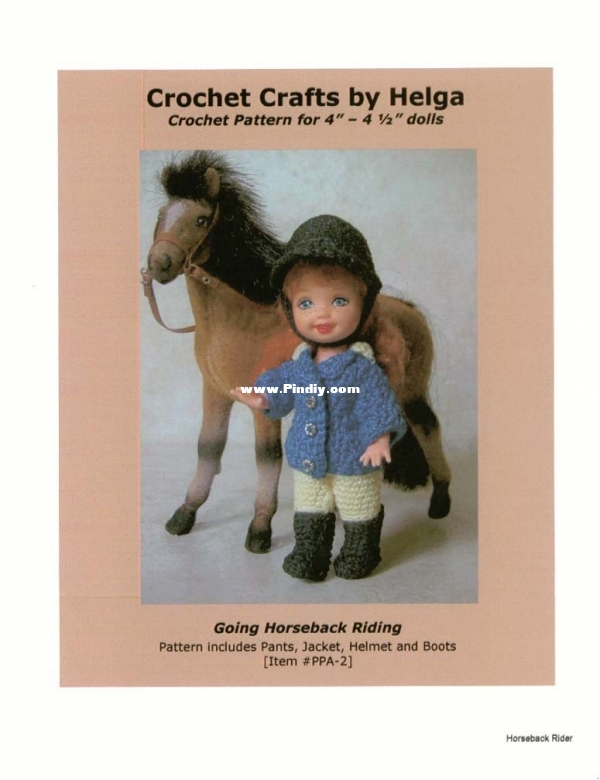 Crochet Crafts by Helga - Going Horseback Riding