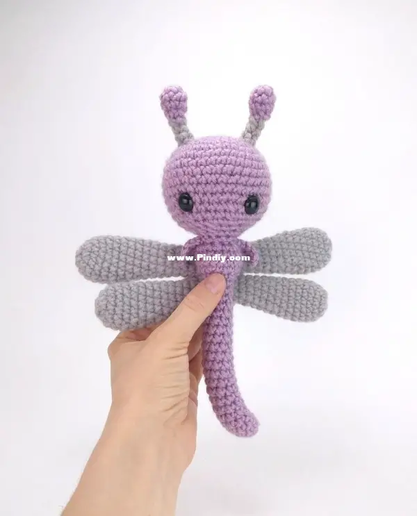 Affordable Cuteness - Theresas Crochet Shop - Theresa Grey - Dahlia the Dragonfly