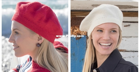 Dale Gull 380-04 Birkin beret hvit &amp; rød.jpg
