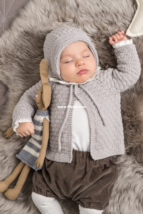 Dale Gull 357-03 Kittgrå Stork Jakke &amp; Lue.jpg