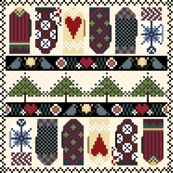 Woolen Mittens, Two - Swedish Mittens_xsd.jpg