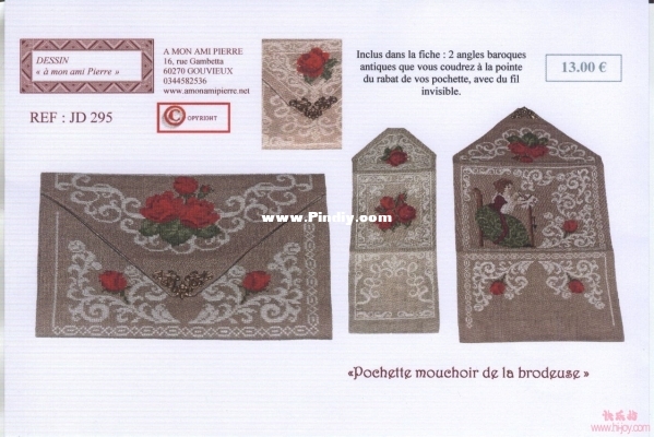 JD295 Pochette mouchoir de la brodeuse .jpg
