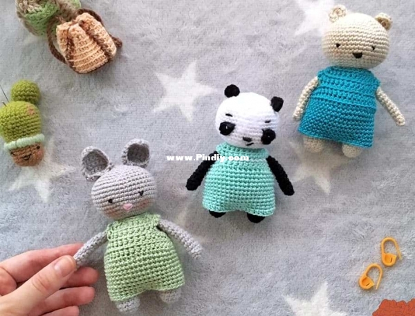 Olgamigurumi - Olga Rodriquez - Babys - Baby panda, baby bear, baby bunny.jpg