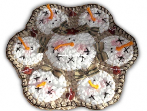 Polar Beads Jennifer Creasey - Christmas Snowgirls Penny Rug.jpg