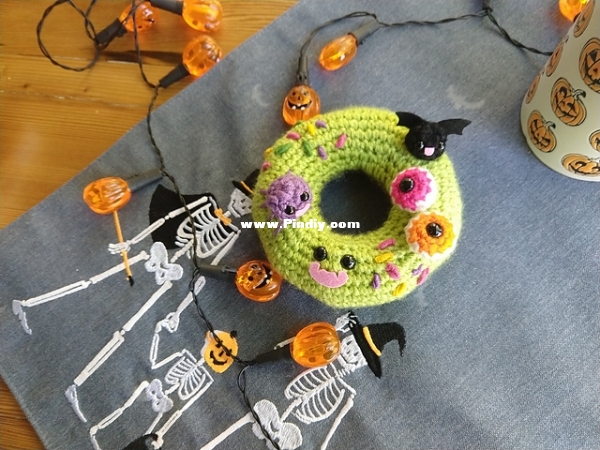Halloween Donut  - Amigurumi Food - Anneris Kondratas_01.jpg