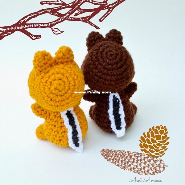 Chipmunk Chip and Dale Amigurumi - Ami Amour_2.jpg