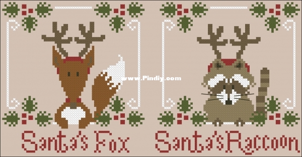 Madame Chantilly - Santa&#039;s Fox and Raccoon XSD.jpg