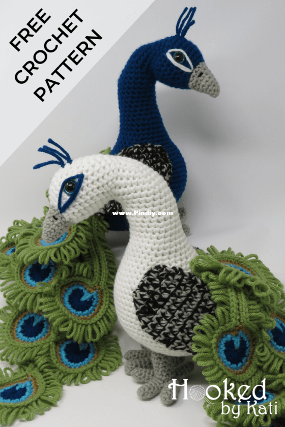 Hooked by Kati - Kati Brown - Regal the Peacock - Free.png