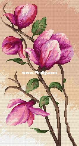 Coricamo GC 784 Magnolias twig 