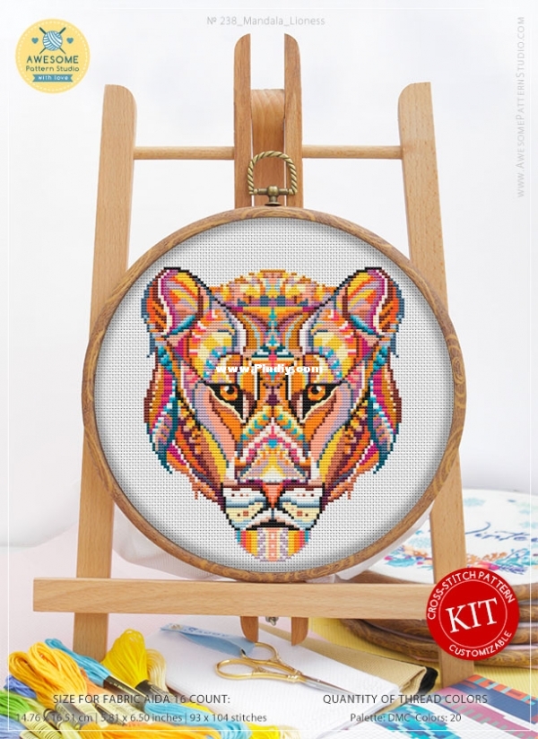 238 - Mandala Lioness.jpg