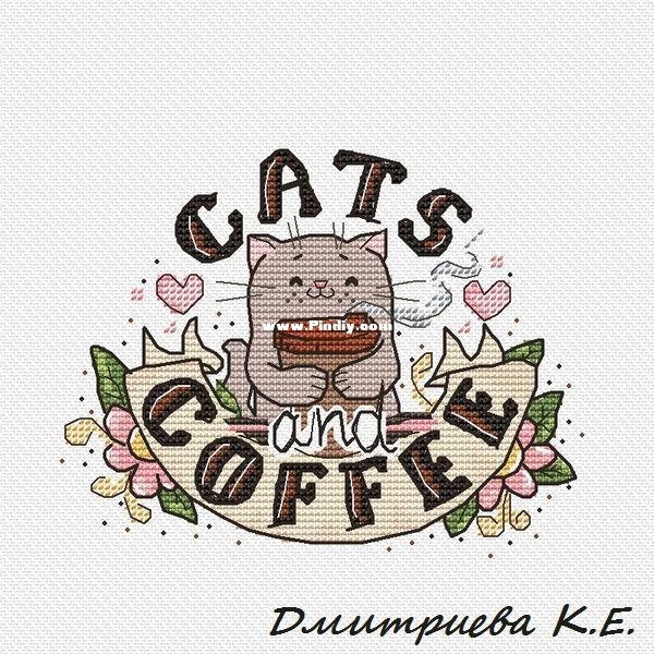 Cats and Coffee by Dmitrieva KE.jpg