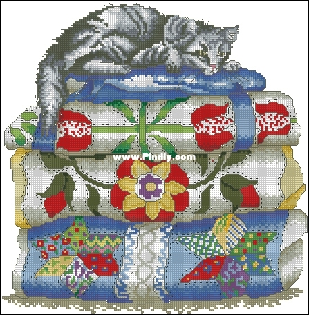 43431 Cat on Quilts.jpg
