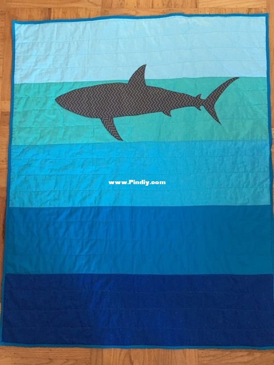 Shark Baby Quilt