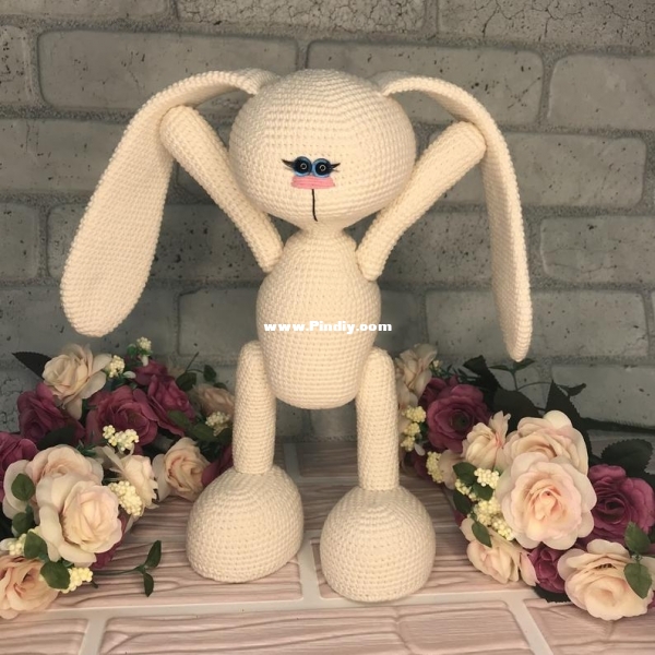 GalaToysShop - Galina Ptashkina -  Rabbit Molly -  29 - 31 cm - English.jpg