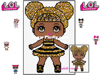 LOL Surprise Queen Bee - Darabelle Crochet.png