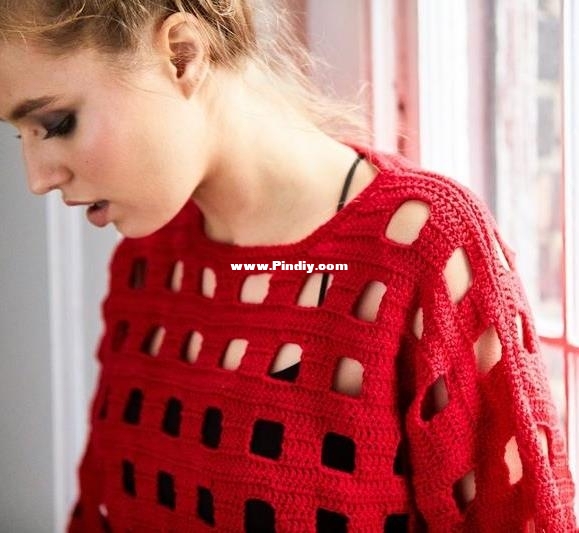 Window Crochet Top a