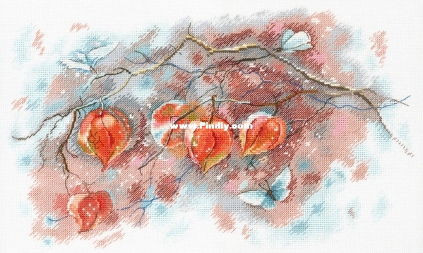M.P. Studia A-016 OK Aquarelle - Autumn Lanterns-DMC.jpg