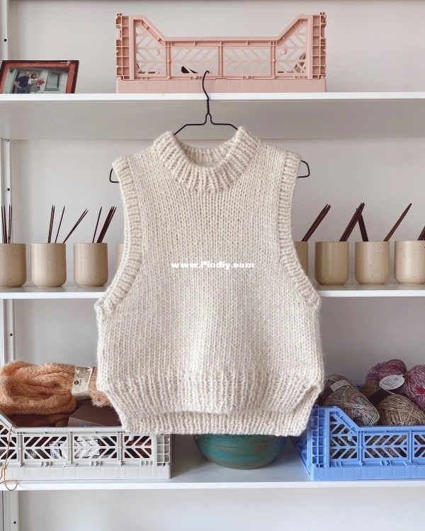 vest ,, knitting