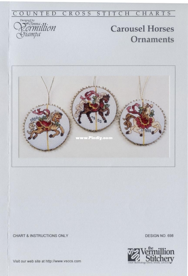 VS 698 Carousel Horses Ornaments.jpg