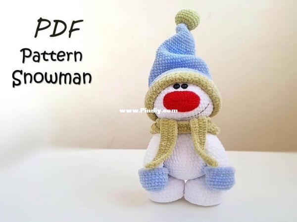 Crochet Wonders Design - Olga Kurchenko -snowman