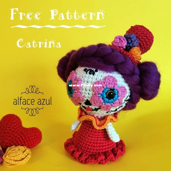 Amigurumi Catrina - Alface Azul Lisboa - Susana Seixas_1.jpg